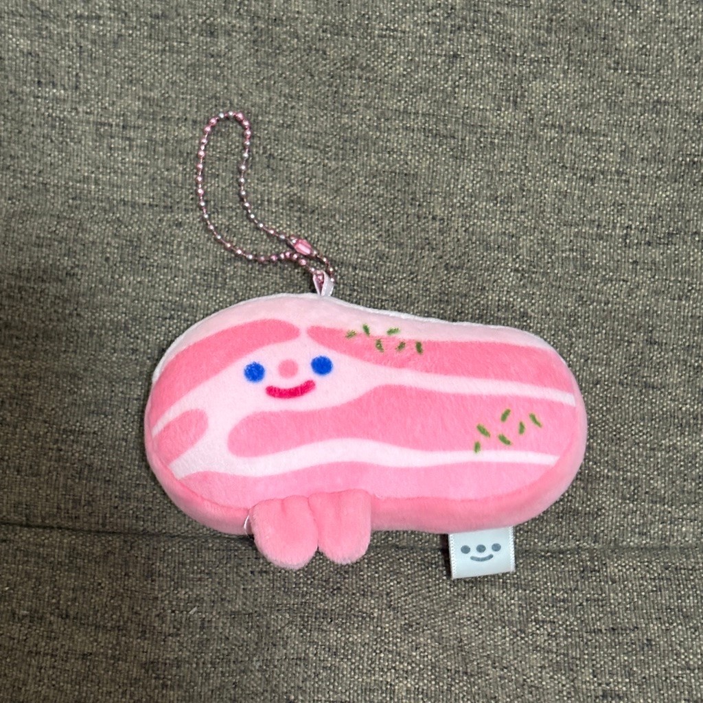 พร้อมส่ง พวงกุญแจ keyring bacon เบค่อน recorder factory
