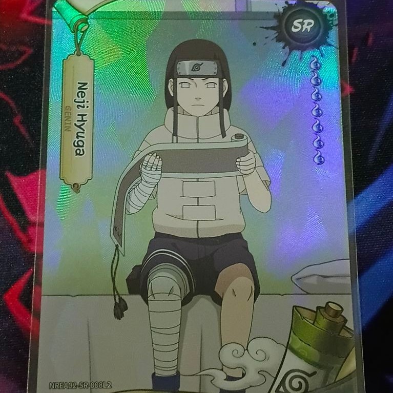 Neji Hyuga Genin SR NREA02-sr-008L2 kayou Naruto TCG