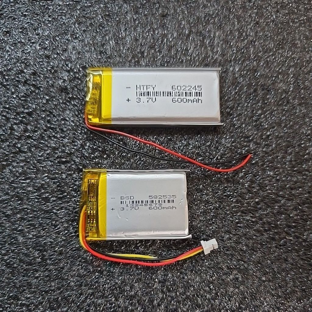 แบตเตอร์รี่3.7v 600mah（602245/582535）