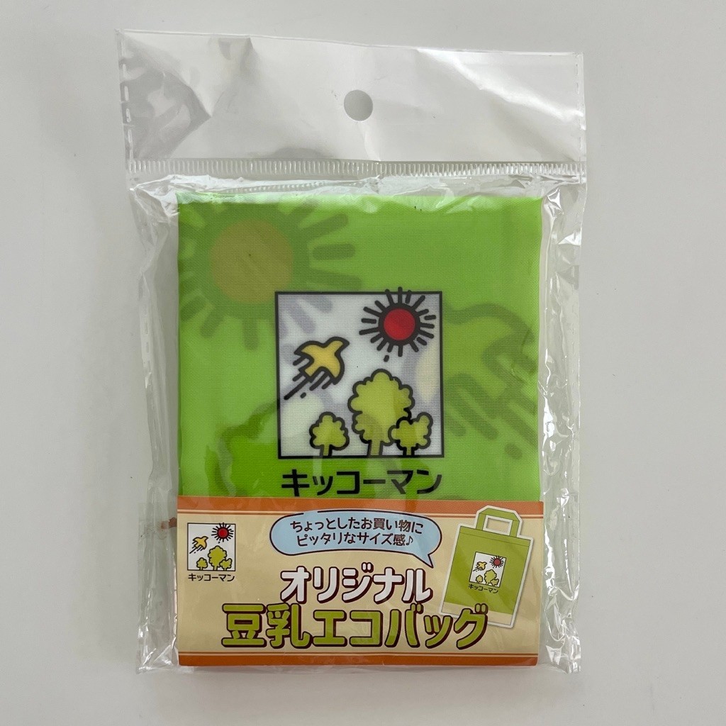 กระเป๋า eco bag  Kikkoman Original Soy Milk Eco Bag ของแท้จากญี่ปุ่น ขนาด 26 x 34 cm