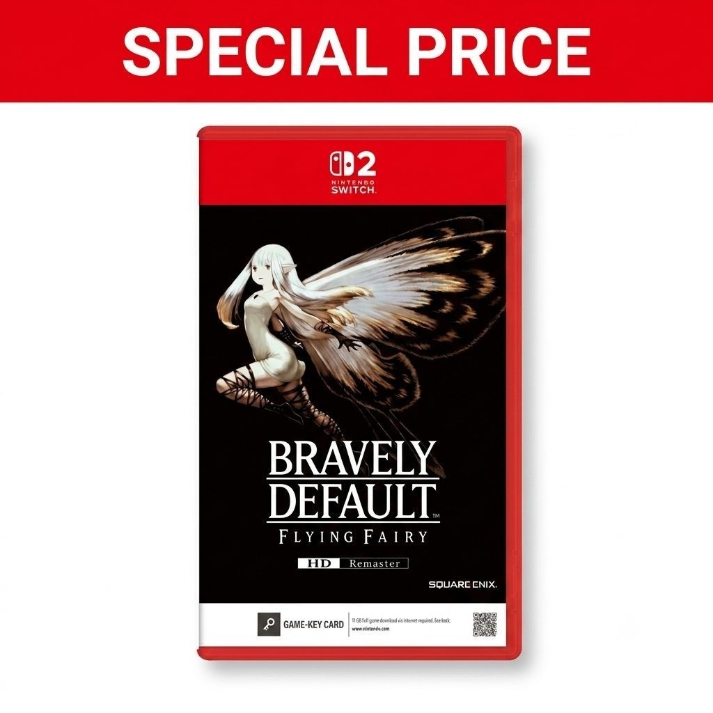 (มีส่งด่วน) Nintendo Switch2 Game BRAVELY DEFAULTFLYING FAIRY HD Remaster (Game-Key Card)