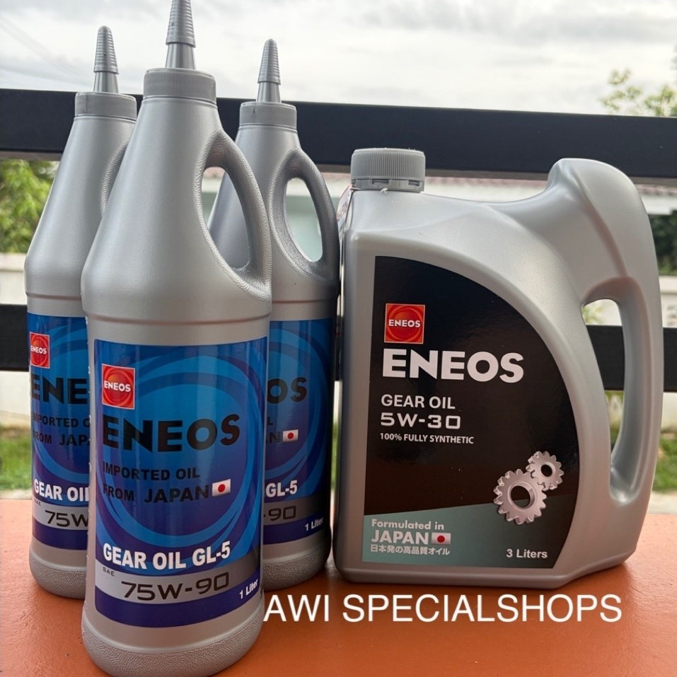 ชุดถ่ายน้ำมันเกียร์ธรรมดาIsuzu allnew Eneos 5w30 +เฟืองท้ายENEOS 75w90 gl5 สังเคราะห์