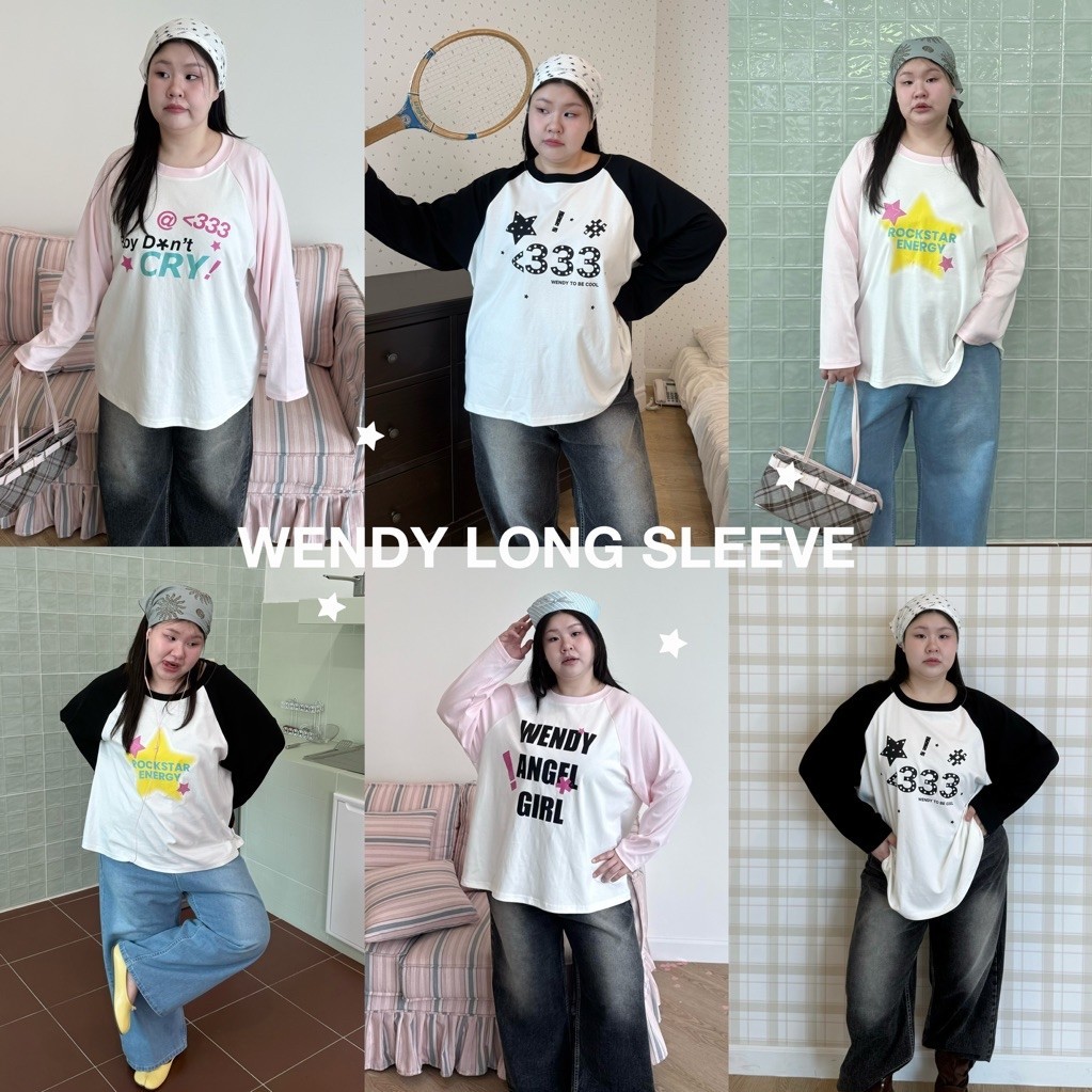 Wendy Long Sleeve (ผ้า extra soft) - wendystore19 เสื้อแขนยาว