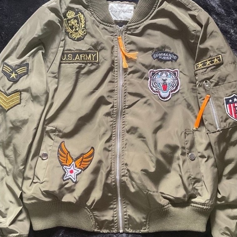 เสื้อ jacket style ma1