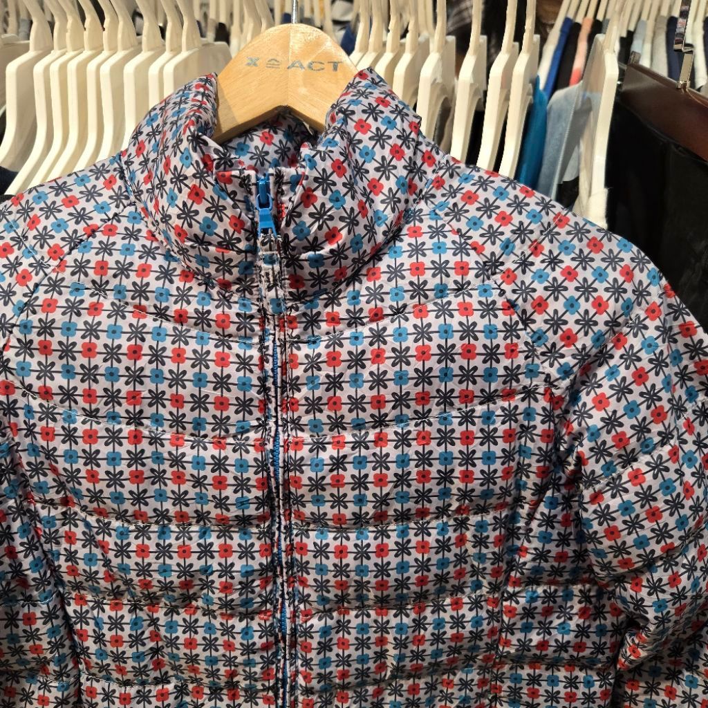 เสื้อแจ็คเก็ตบุขนเป็ดแบบมีซิป UNIQLO มือสอง