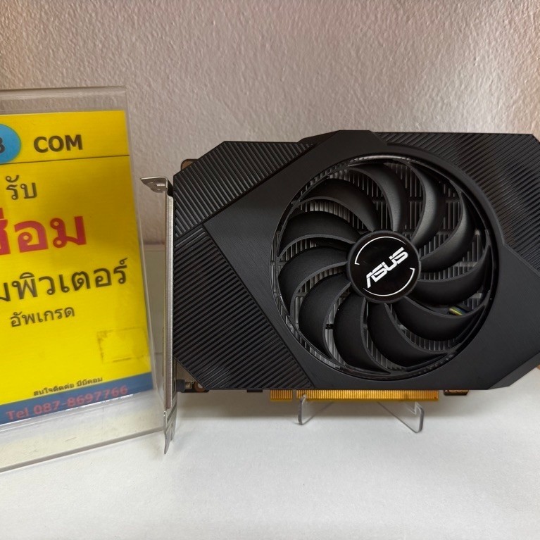 VGA (การ์ดแสดงผล) ASUS PH GTX 1650 PHOENIX OC 4GB GDDR6 ต่อไฟเลี้ยง6พิน(มือสอง)