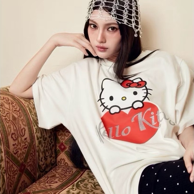 พร้อมส่ง มือ1 ♡Cintage x Hello Kitty ซินเทจ ลิขสิทธิ์แท้ % (ตัดรอบส่ง09:00น.) เช็คไซส์ก่อนสั่งซื้อ