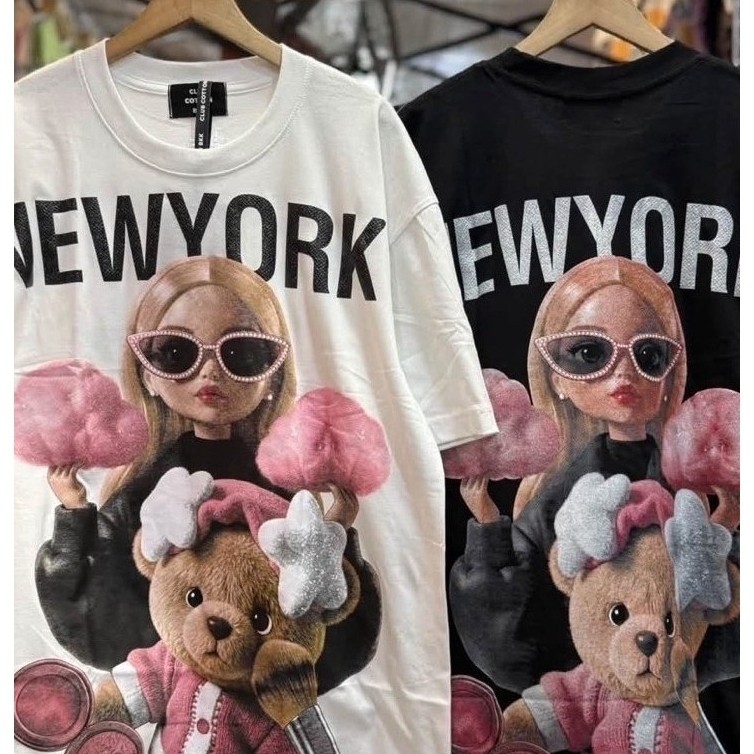 #ป้ายClub bkk เสื้อยืดผ้าฟอกงานOver size งานผ้านิ่มไม่ลอกน้า