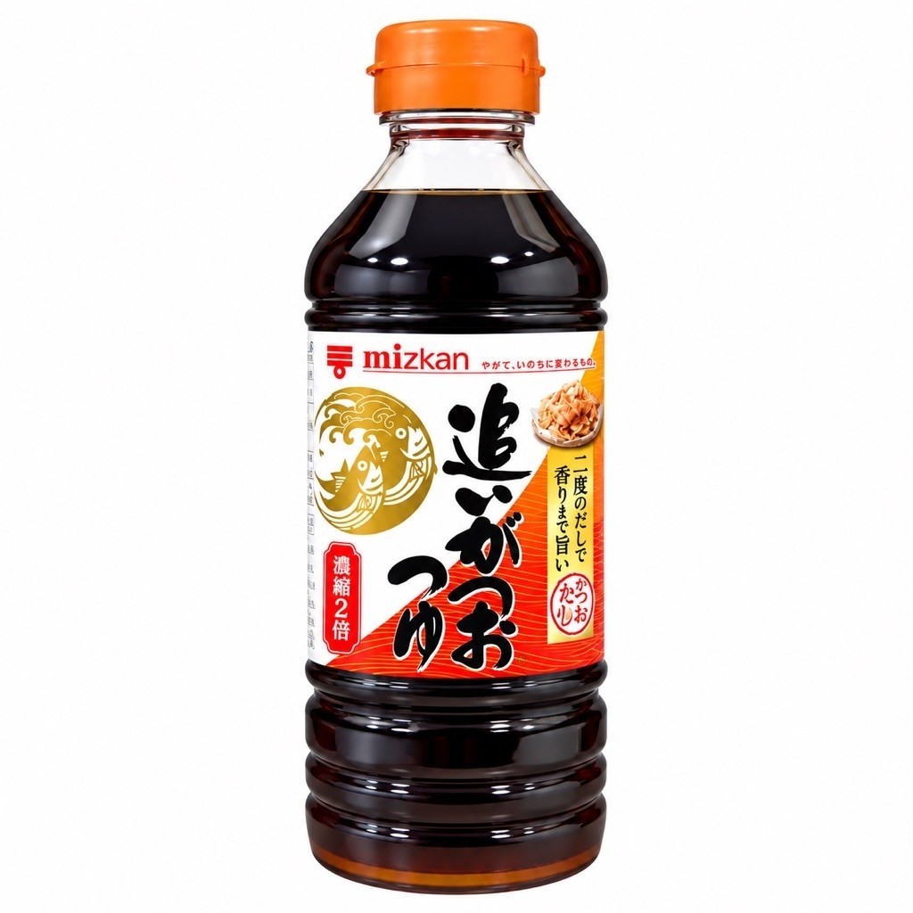 ซุปปลาแห้งญี่ปุ่นแท้ MIZKAN OIGATSUO TSUYU 500ML  น้ำซุปเข้มข้นกึ่งสำเร็จรูป JAPANESE SOUP BASE