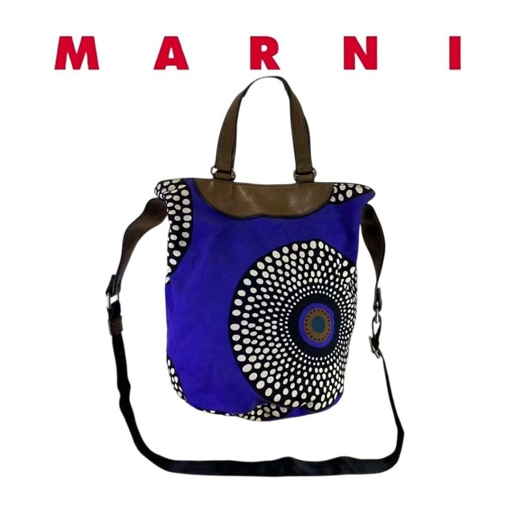 Marni  African printed Leather
