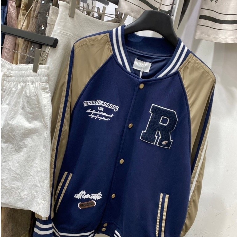 25SUMMER J00 - Sporty jacket แจ็กเกตสีน้ำเงิน