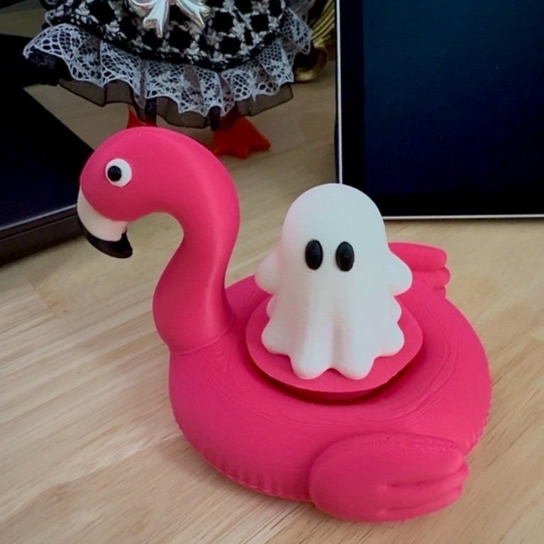 Flamingo Pool Float Fidget Clicker