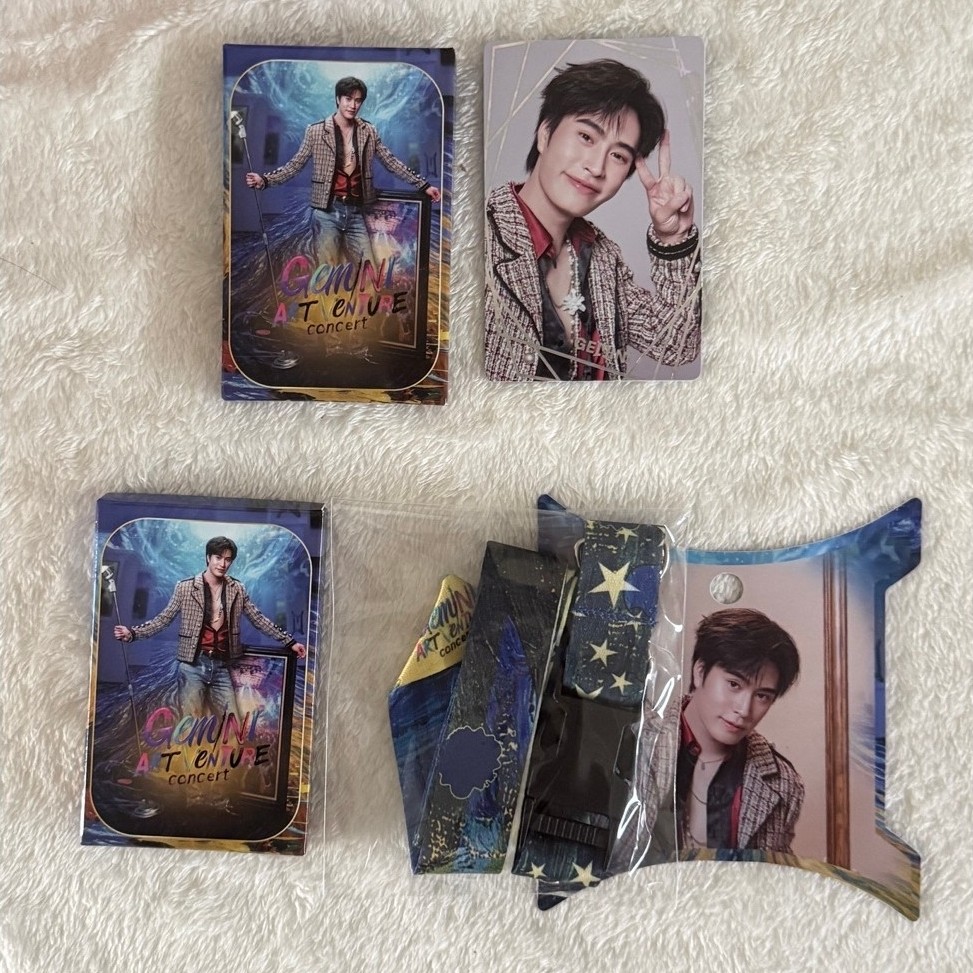 พร้อมส่ง gemini concert เจมีไนน์ คอนเสิร์ต การ์ด lanyard photocard