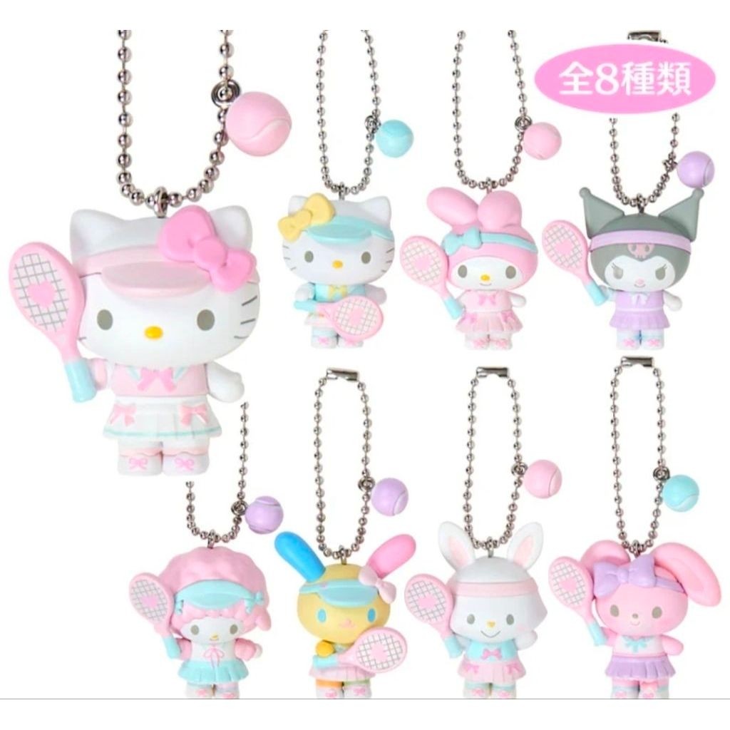Sanrio พวงกุญแจ คอลเทนนิส ของแท้จากญี่ปุ่น