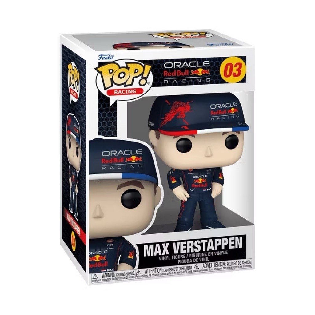 พร้อมส่ง✨  ฟันโกะ ป๊อป ของแท้ Funko POP! Max Verstappen 03 Oracle Red Bull Racing Formula 1 F1 เอฟวั