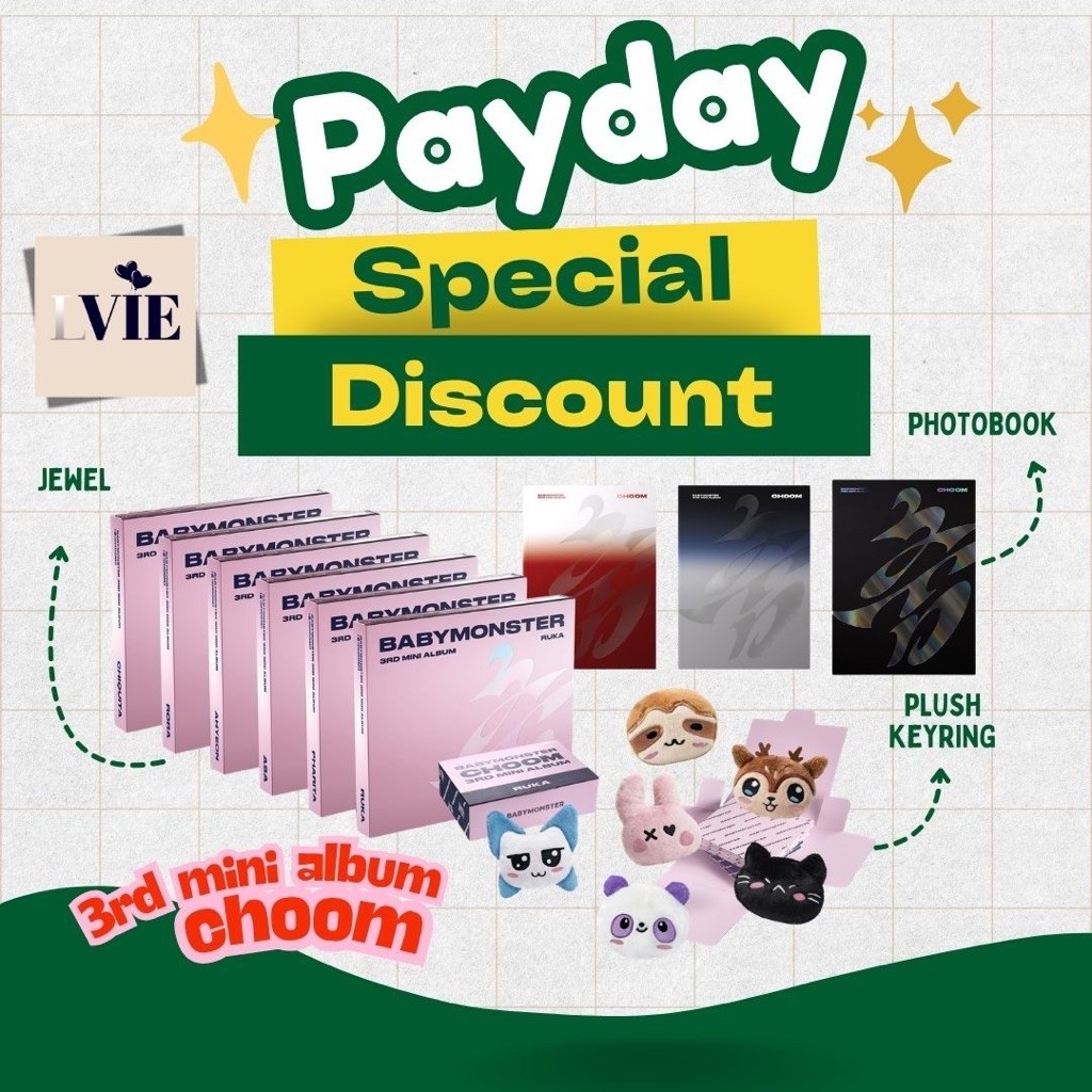 🔥พร้อมส่ง อัลบั้มใหม่ไม่แกะ Babymonster { CHOOM } 3rd Mini Album