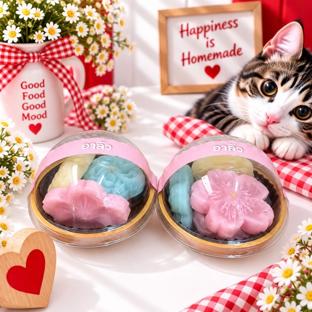 ขนมอาลัว ผู้การพรรณ ของอร่อยบางปะกง