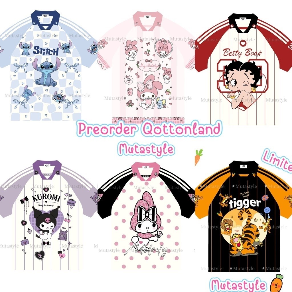 ◡̈ เสื้อQottonland(Preorder รอ7วันค่ะ) ผ้ากีฬา /อก44นิ้ว