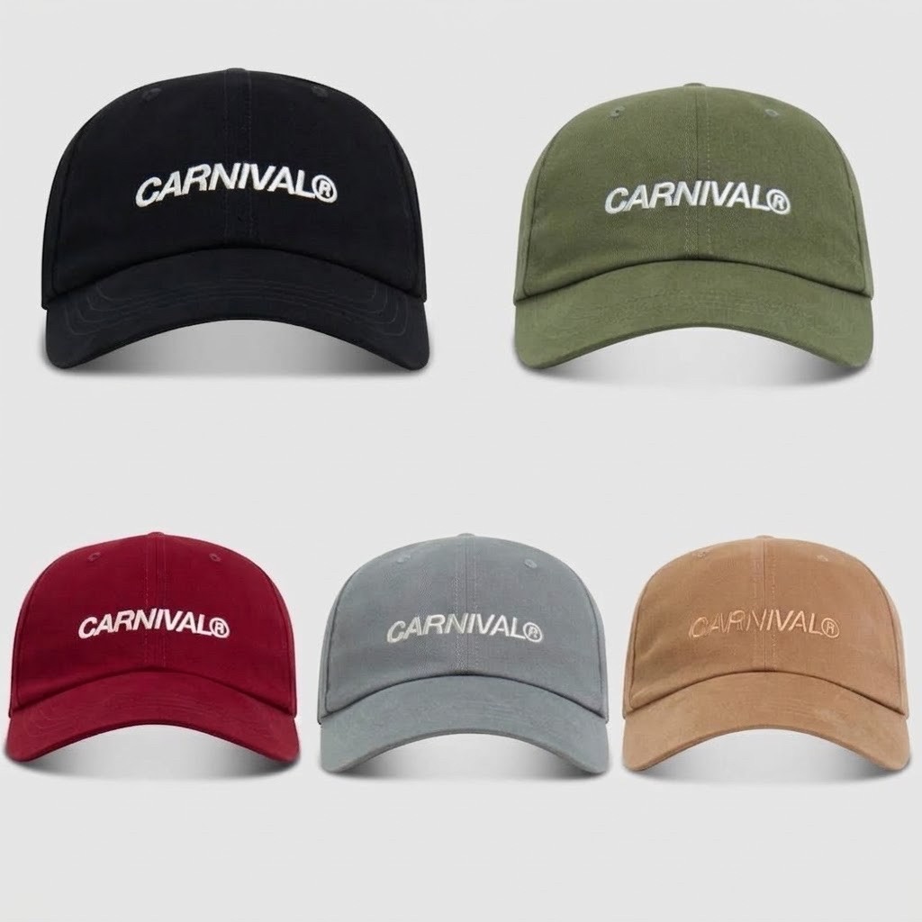 [แท้ % ของใหม่] หมวก CARNIVAL ESSENTIAL WASHED TWILL CAP