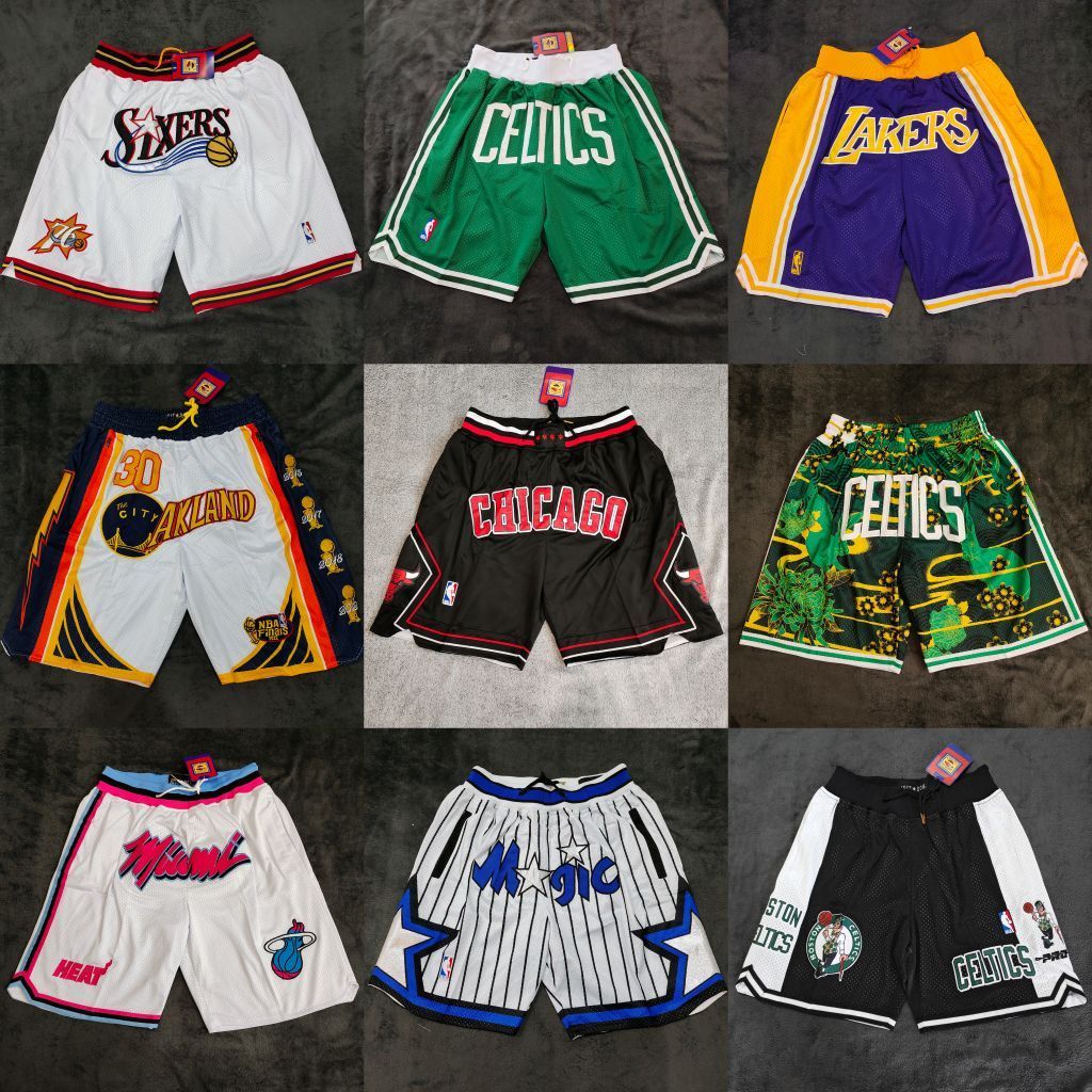 กางเกงบาส 🇨🇷พร้อมส่งไม่ต้องรอ Just Don ทีม Chicago Bulls LA LAKERS