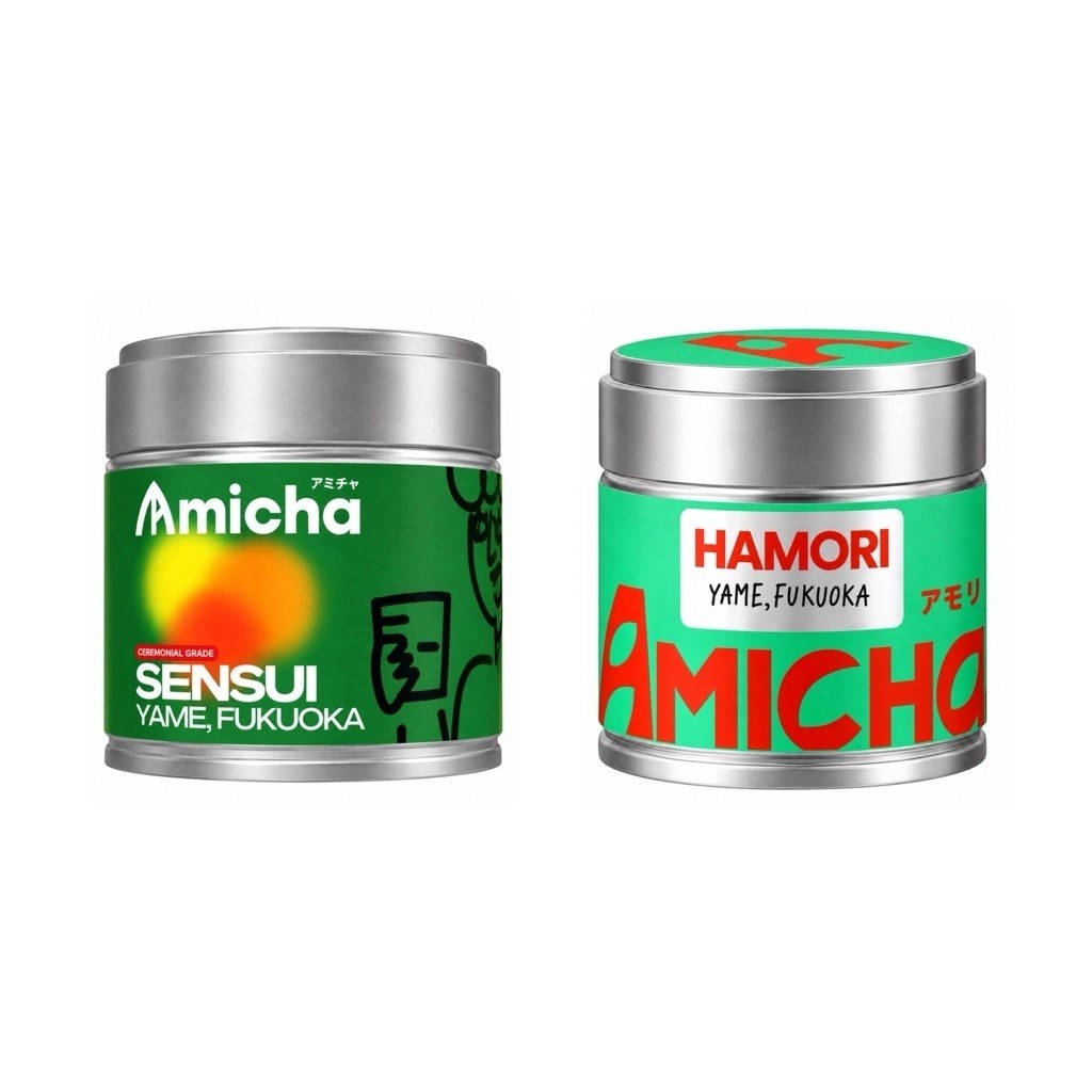 [พร้อมส่ง] AMICHA 🥜 SENSUI เซนซุย / HAMORI ฮาโมริ | Ceremonial Grade | ผงมัทฉะ 100% จากเมืองยาเมะ, ฟุกุโอกะ