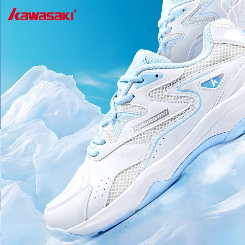 รองเท้าแบดมินตัน Kawasaki Glacier New Glory Series กันลื่น ระบายอากาศ ดูดซับแรงกระแทก สำหรับผู้ชายแล