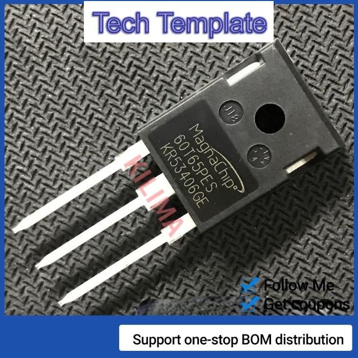 ของแท้ ชิพทรานซิสเตอร์ IC 60T65PES MBQ60T65PES TO-247 650V 100A สําหรับเครื่องเชื่อม IGBT
