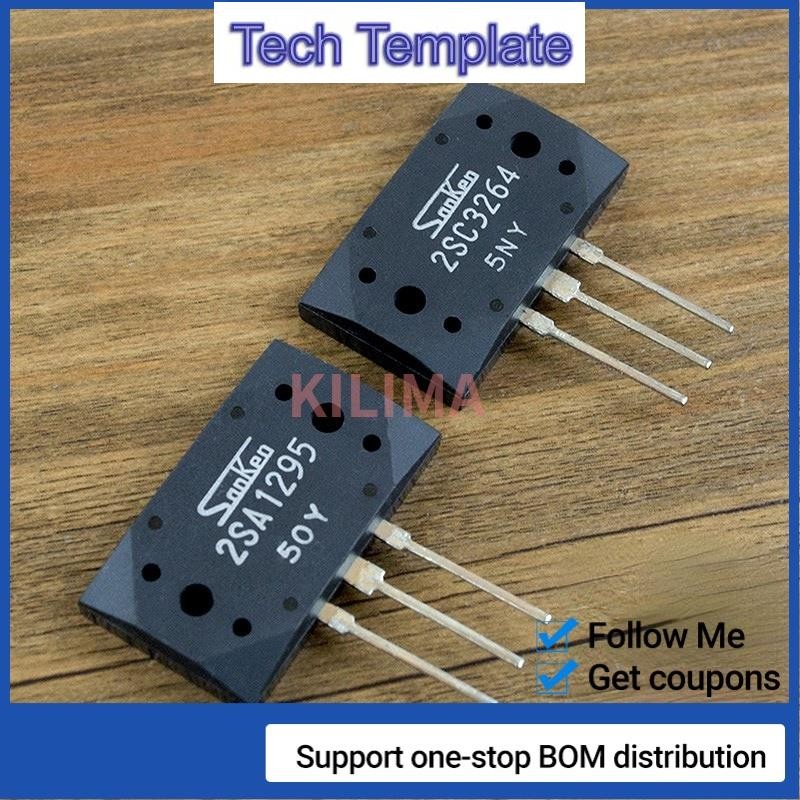 หลอดขยายเสียง พลังงานสูง Sanken 2SC3264 2SA1295 C3264 A1295 2 คู่