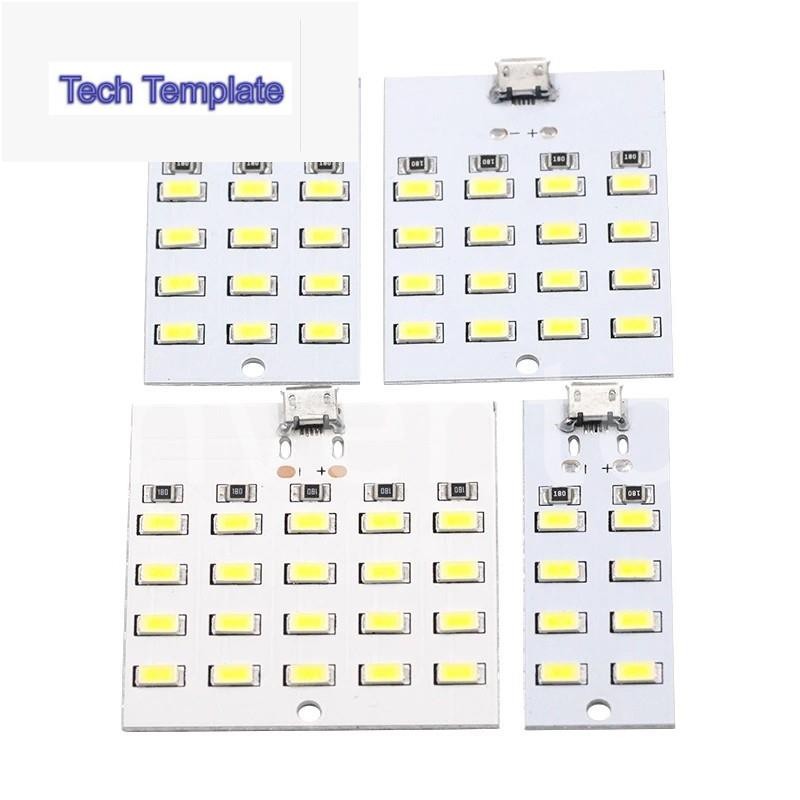 โคมไฟฉุกเฉิน 5730 Smd 5v 430 Ma ~ 470 Ma Usb 5730 Led