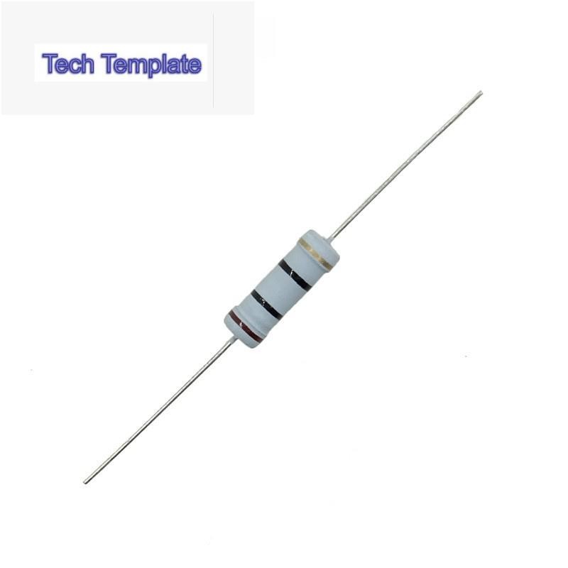 20Pcs 1W 2W 3W 5W Carbon Film Resistor 5% 390K 430K 470K 510K 560K 620K 680K 750K OHM