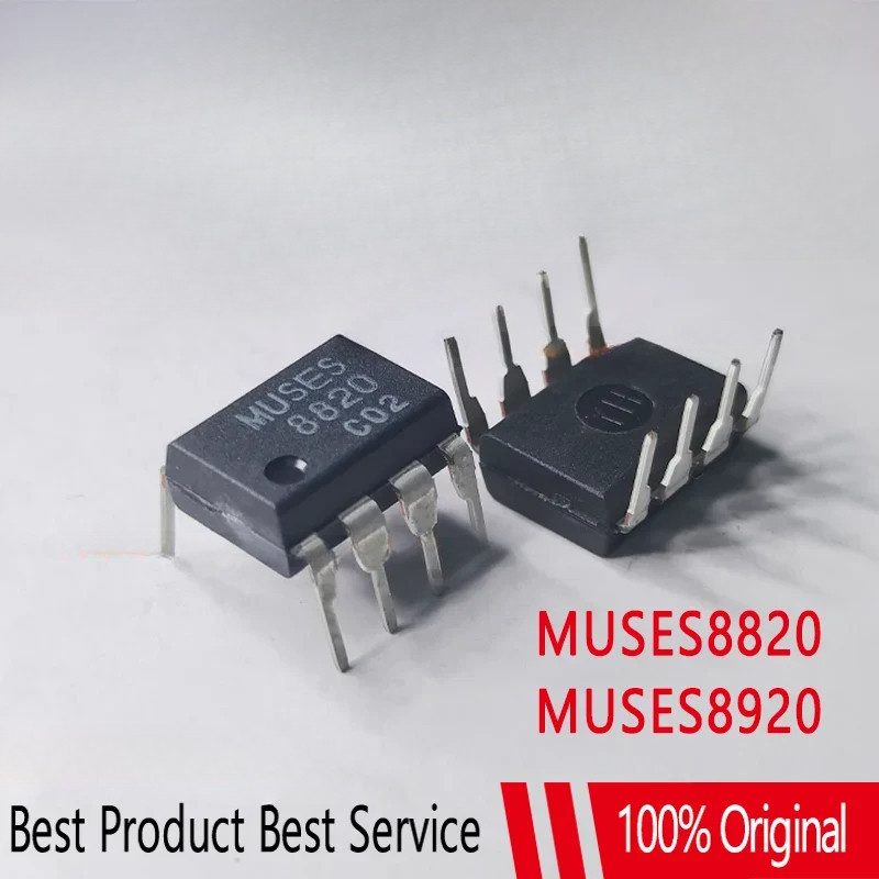 1pcs Original MUSES 8920 8820 หลอดเครื่องขยายเสียงเสียงไฮไฟ MUSES8920 MUSES8820 DIP-8 ใหม่และของแท้