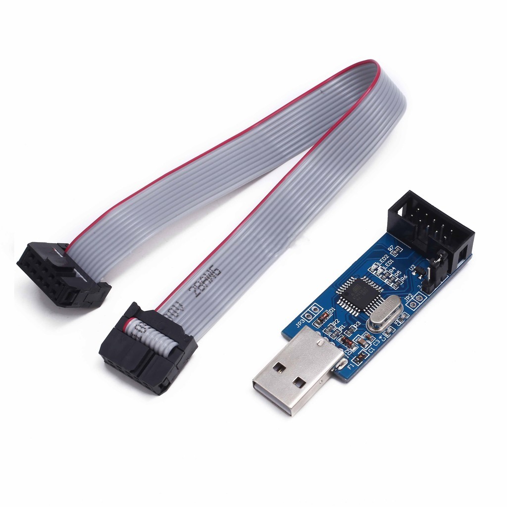 Lc-01 51 รองรับ AVR โปรแกรมเมอร์ ISP Downloader USBASP Downloader