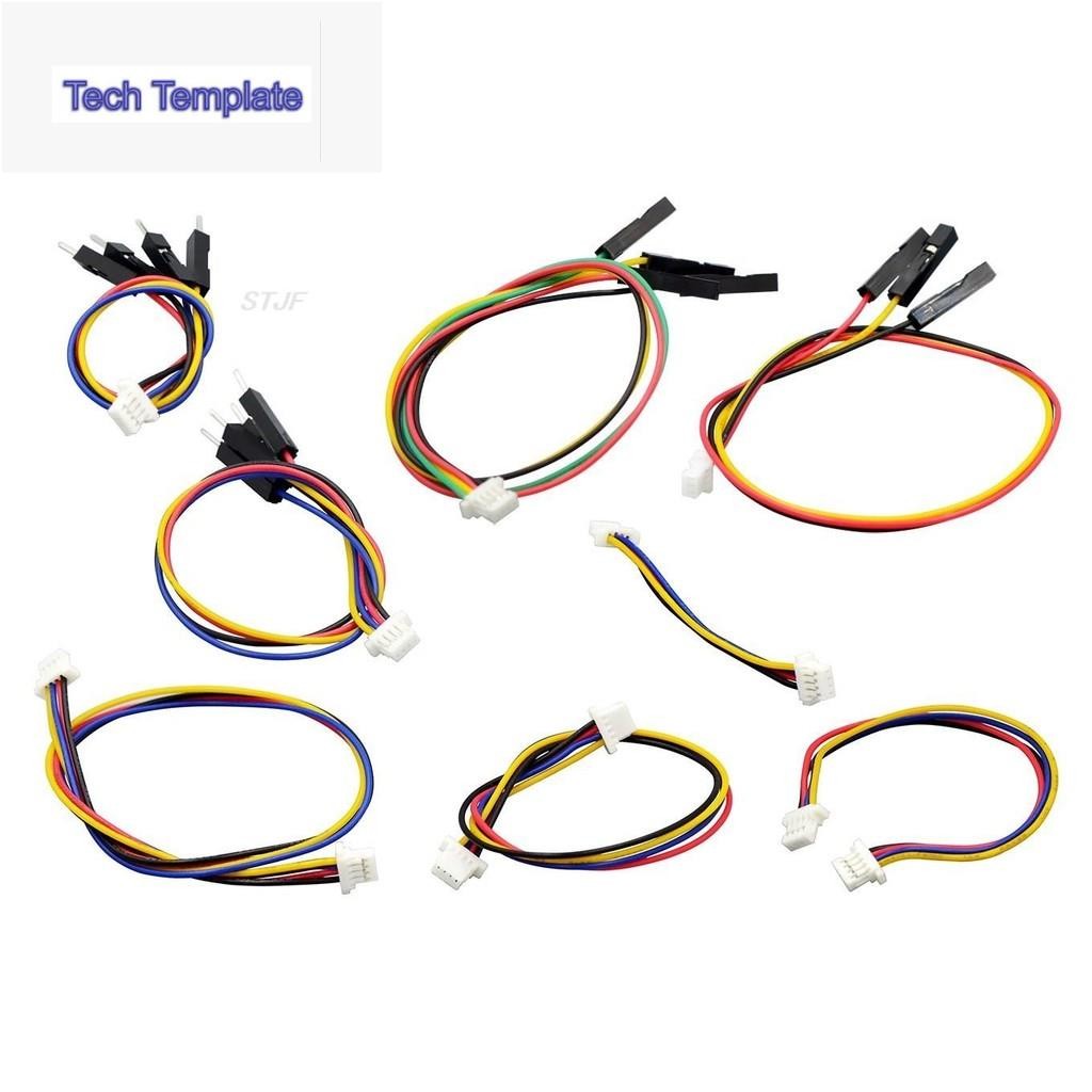 Jst1.0 SH1.0 4pin สายซ็อกเก็ตชายหัว Dupont ลวดสําหรับ STEMMA QT สําหรับ STEMMA QT/QWIIC