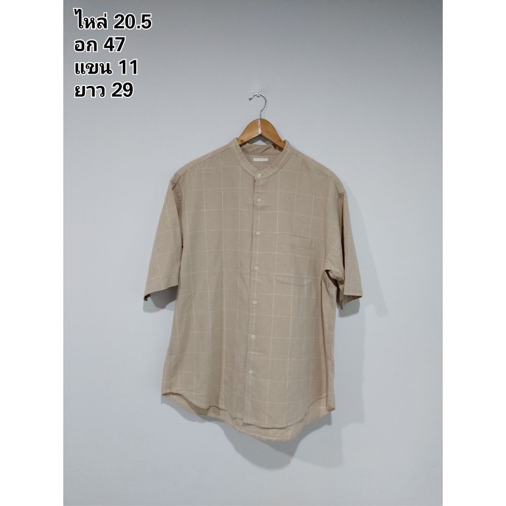 เสื้อคอจีน GU มือสอง