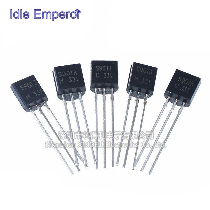 10 ชิ้น/แพ็ค PNP Triode S9012 S9013 S9014 S9015 S9018 2N5401 2N5551 2N3904 2N3906 ทรานซิสเตอร์ Plugi