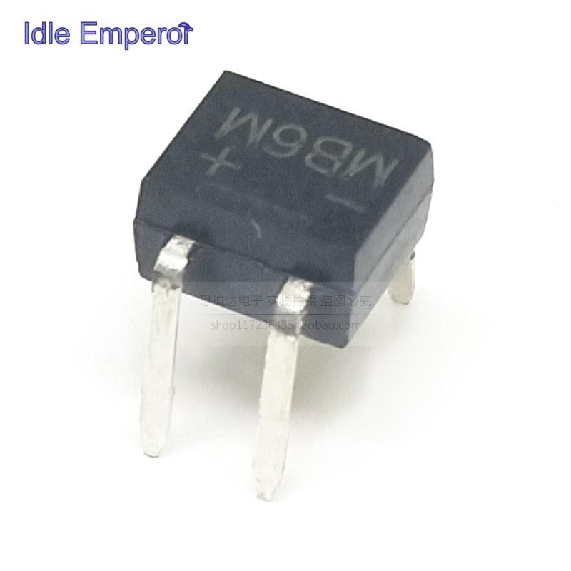 Mb6m DIP-4 Rectifier Bridge Stacking Rectifier Bridge Rectifier 600V/0.5A ยี่ห้อใหม่ In-Line MB6M