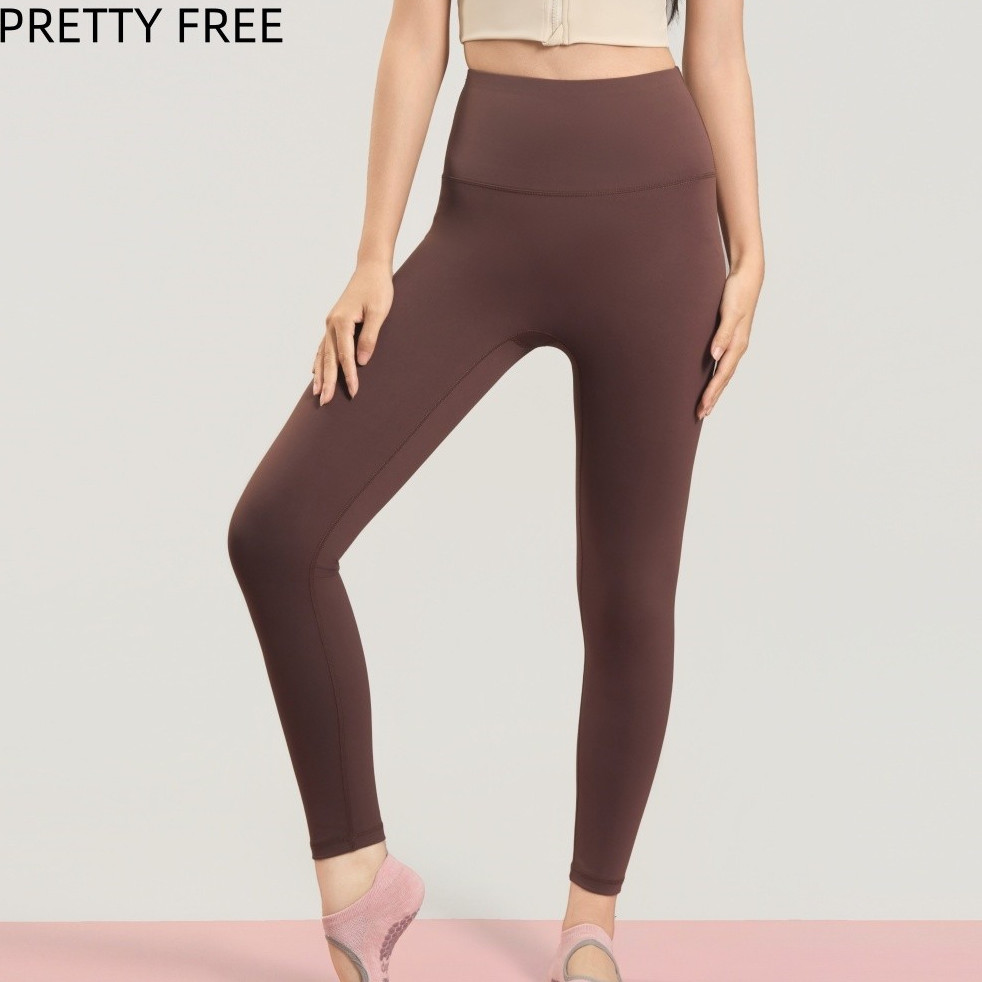 PRETTY FREE กางเกงโยคะเอวสูง 9 ส่วน ใส่สบาย ไม่รัด