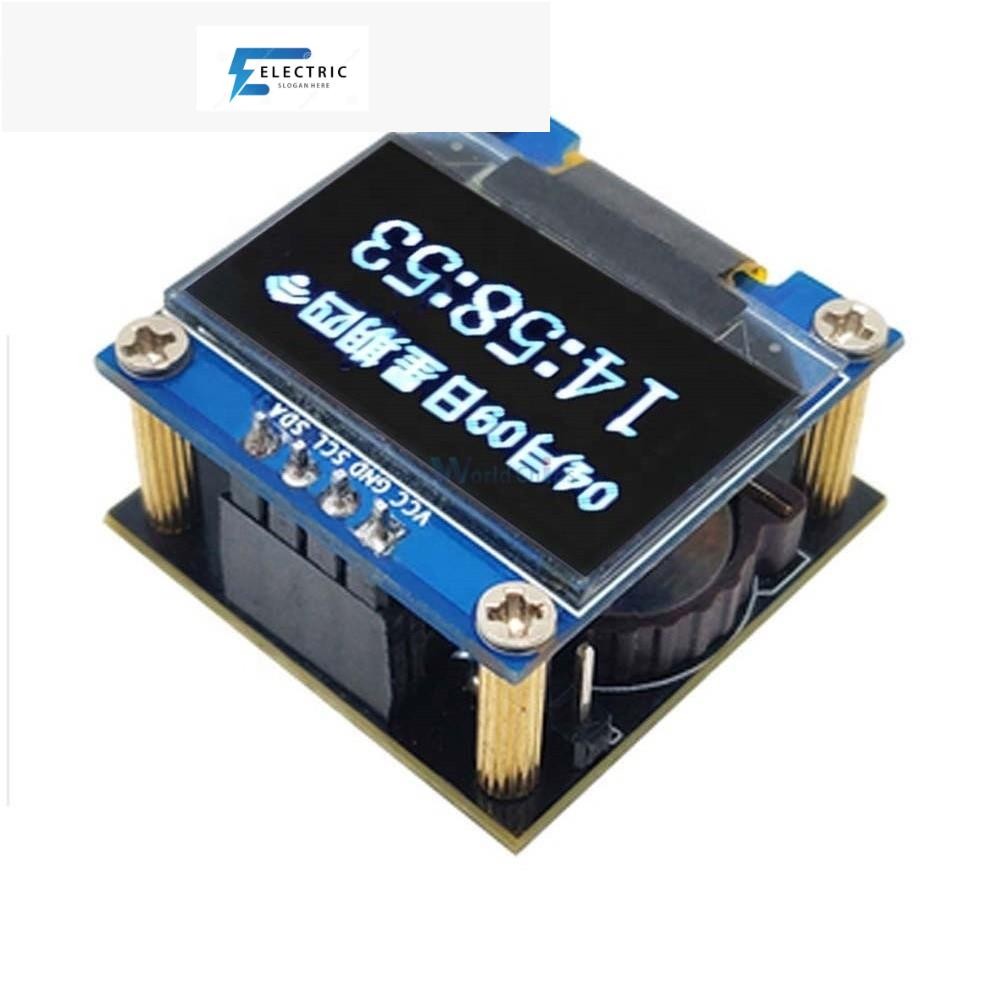 ESP8266 ESP 12F ESP-12F 0.96 นิ้วจอแสดงผล OLED WiFi นาฬิกาโมดูล Weather Forecast IIC I2C อินเทอร์เฟซ