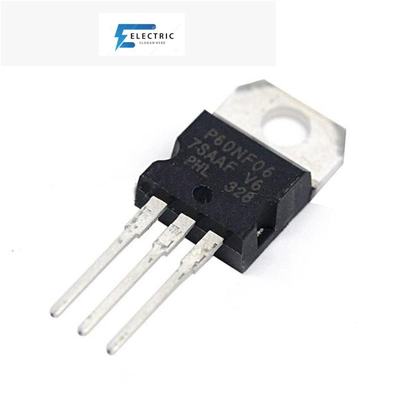 10 ชิ้น STP60NF06 P60NF06 60N06 60NF06 TO-220 วงจรรวม