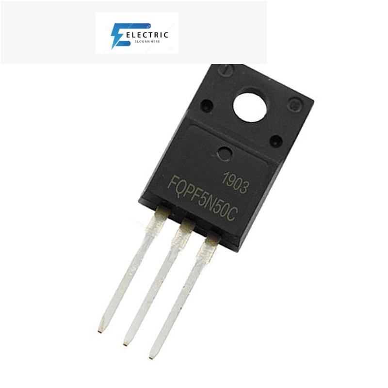 หลอด MOS 5 ชิ้น/ล็อต FQPF5N50C 5N50 TO-220F