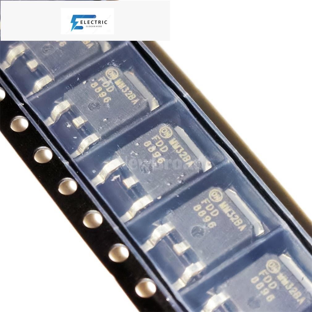 10 ชิ้น FDD8896 FDD 8896 TO-252 ในสต็อก DAK Field-effect ทรานซิสเตอร์ N-channel MOS 30V 94A