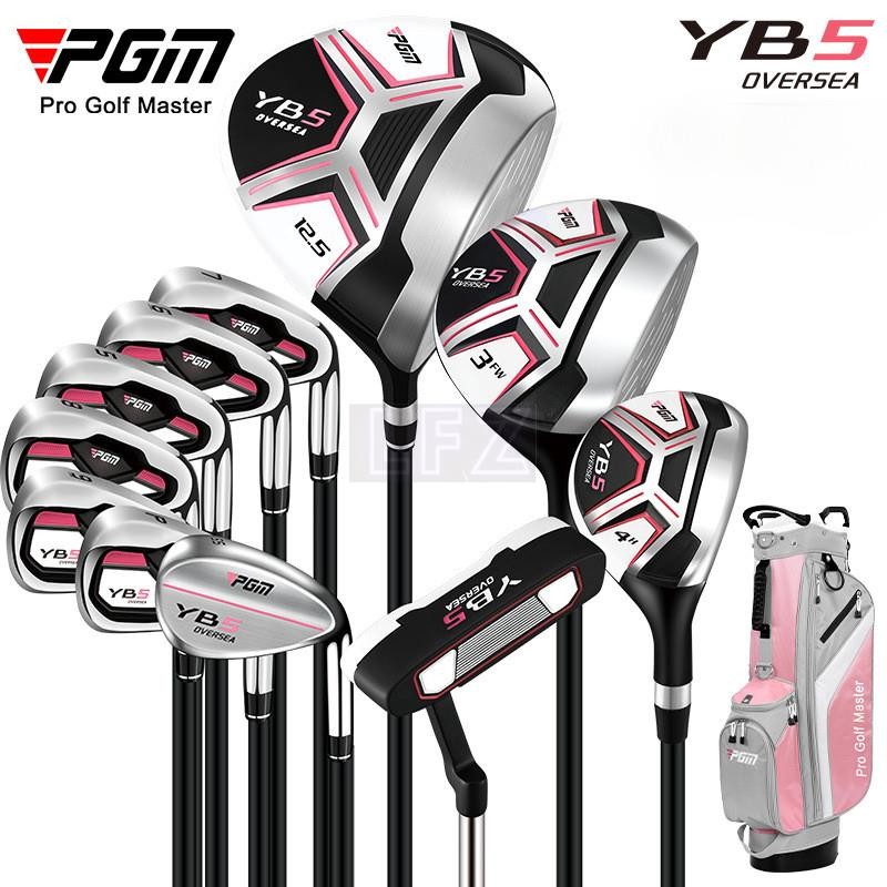 PGM LTG073 ชุดกอล์ฟผู้หญิงใหม่ชุดเต็มรูปแบบต่างประเทศชุดมือขวารวม 11 คลับเริ่มต้น