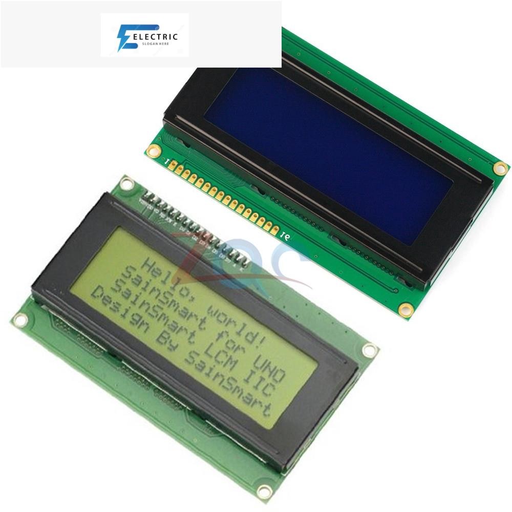 บอร์ดหน้าจอ LCD 2004 20*4 LCD 20X4 5V ไฟแบ็คไลท์ สีฟ้า สีเหลือง LCD2004 LCD 2004 สําหรับ Arduino HD4