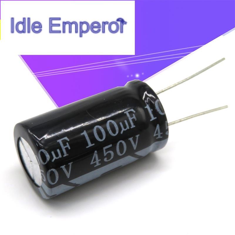 ตัวเก็บประจุไฟฟ้า 450V100UF 18*30 100UF 450V 5 ชิ้น