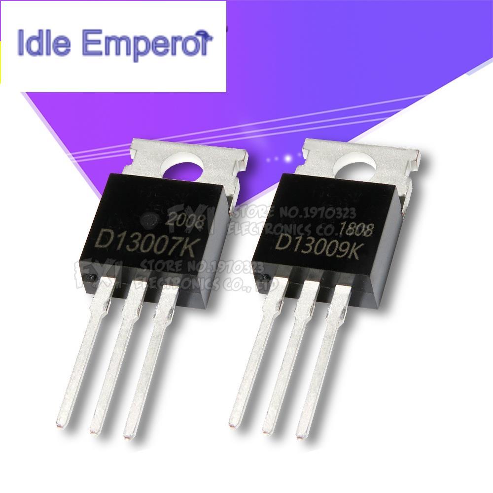 ทรานซิสเตอร์ D13007K TO-220 D13009K 13009K 13007K D13007 D13009 10 ชิ้น