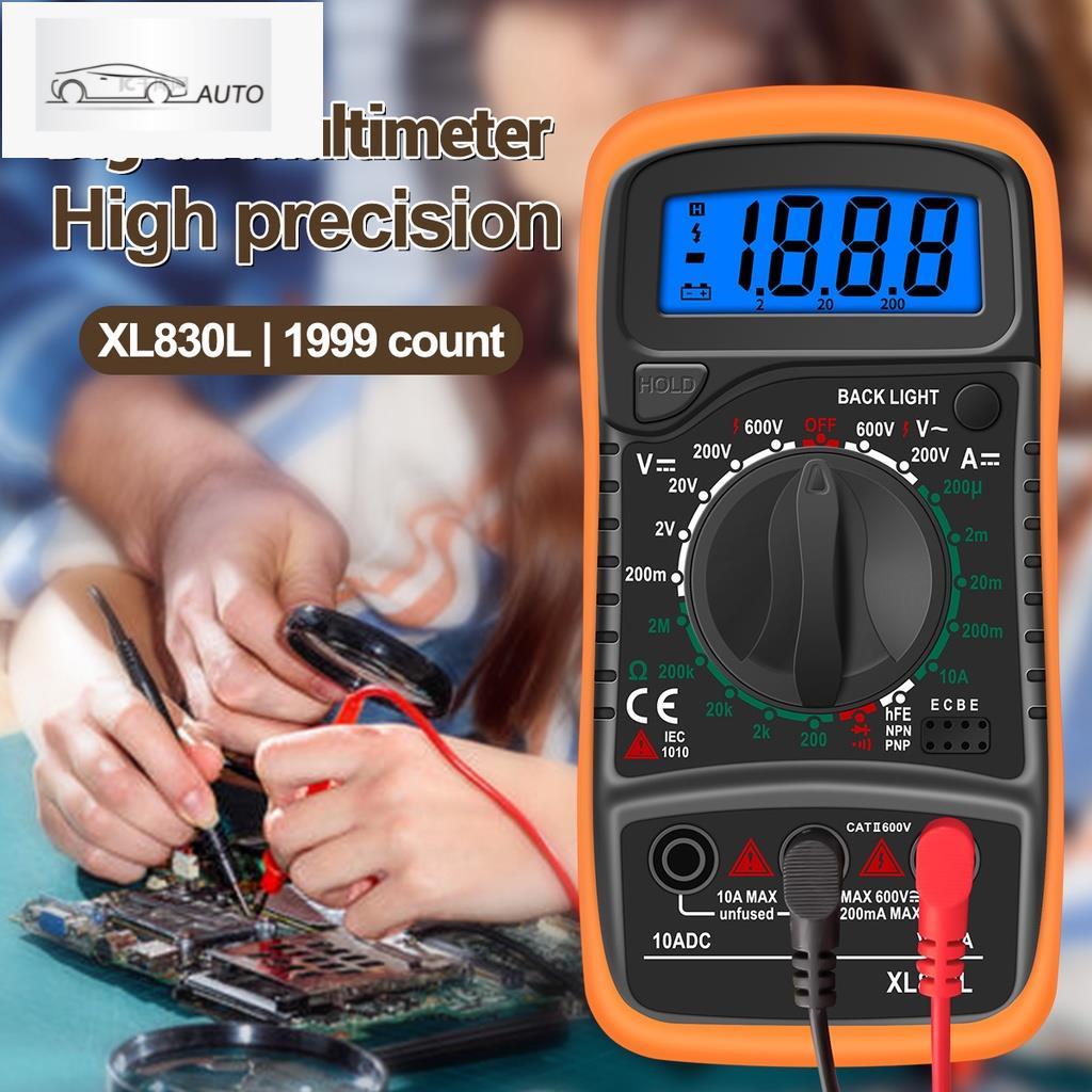 Aneng Xl830L เครื่องทดสอบประจุกระแสไฟฟ้ามัลติมิเตอร์ดิจิตอล Dmm