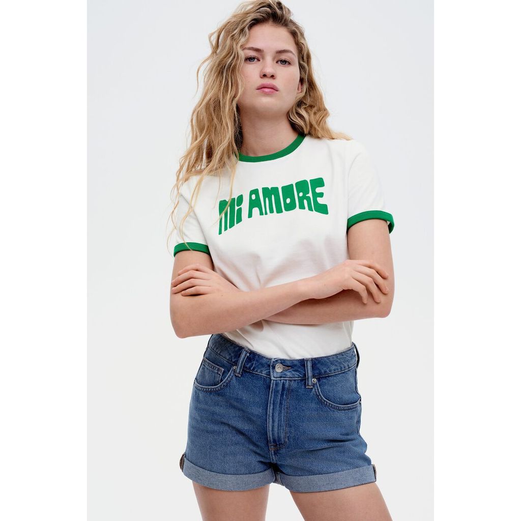 H&M(เอชแอนด์เอ็ม) เสื้อยืดพิมพ์ลาย ผู้หญิง 1259417_3
