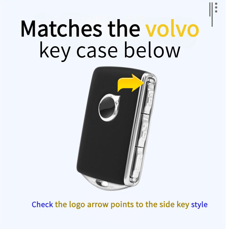 VOLVO Gradient Cartoon Key shell Adaptation VOLVO EX30 V60 XC40 XC60 V60 940 S60 S80 XC90 Key cover 