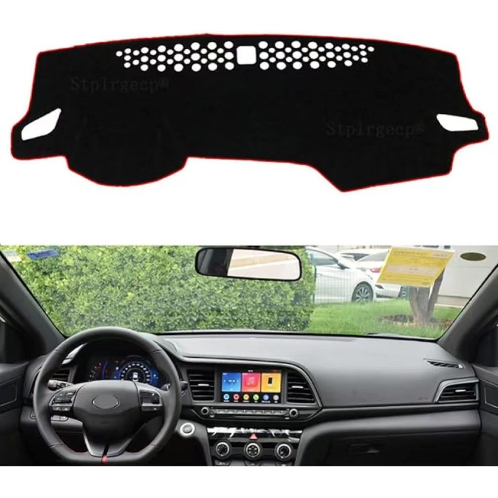 ใช้งานได้ทันสมัย Elantra 16 -19แผ่นปิดคอนโซลกลางรถยนต์ แผ่นป้องกันแสงสำหรับแผงหน้าปัดรถยนต์ QP9Q