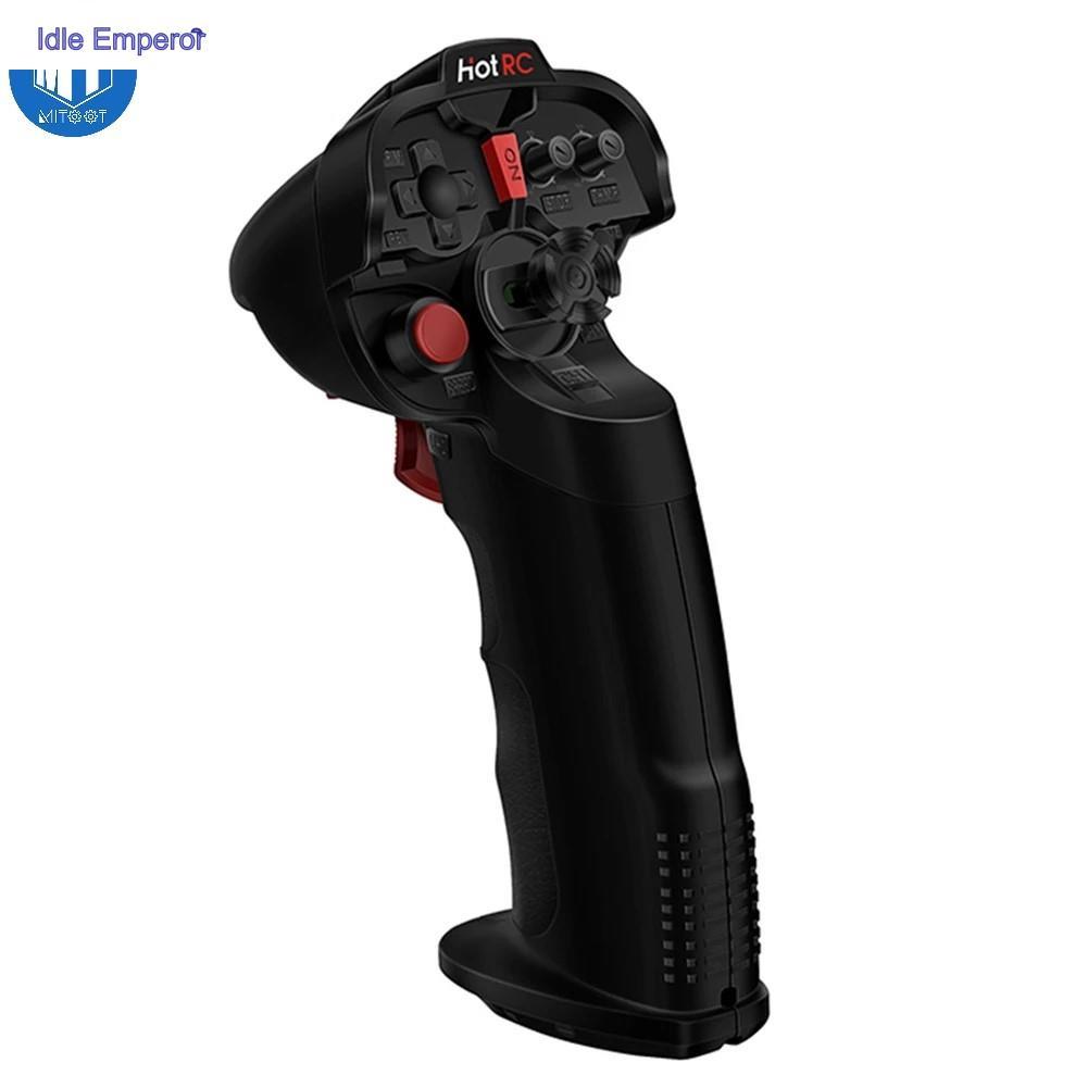 Hotrc DS-4A 2.4G เครื่องส่งสัญญาณวิทยุ RC มือเดียว 4 ช่องพร้อมตัวรับสัญญาณ 4Ch สําหรับเครื่องบินโดรน